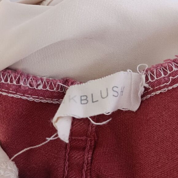 Pink Blush brick red distress jean shorts size small - Picture 3 of 6